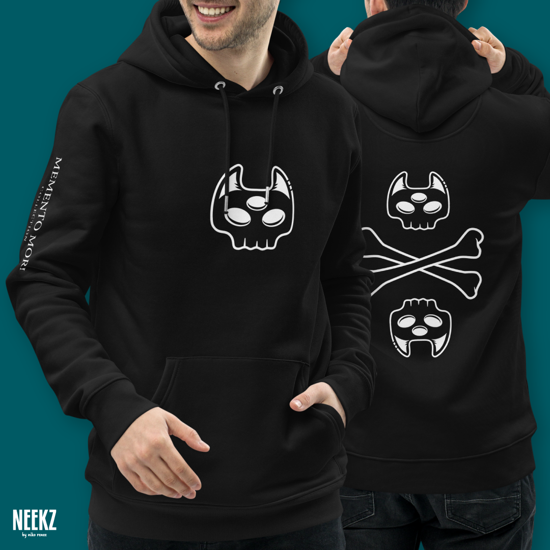 Manxx the Magician • MEMENTO MORI COLLECTION • Skull + Crossbones • Adult Hoodie
