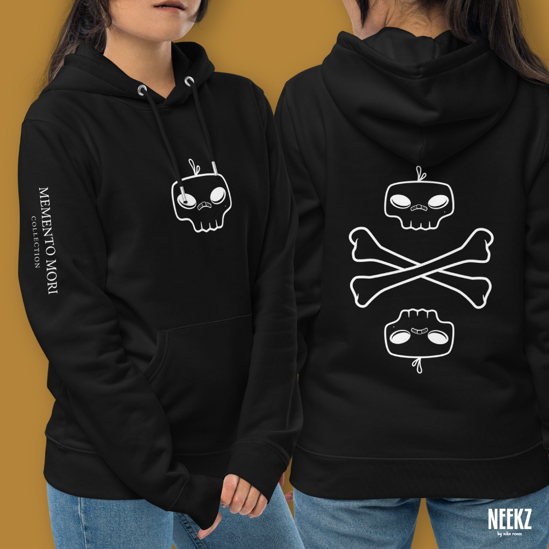 Markoh the Strategist • MEMENTO MORI COLLECTION • Skull + Crossbones • Adult Hoodie
