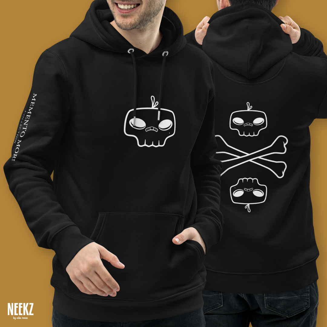 Markoh the Strategist • MEMENTO MORI COLLECTION • Skull + Crossbones • Adult Hoodie