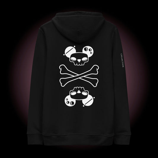 Paninj the Creator • MEMENTO MORI COLLECTION • Skull + Crossbones • Adult Hoodie