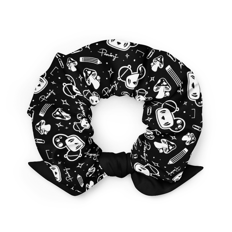 Paninj the Creator Scrunchie with Black Bow.