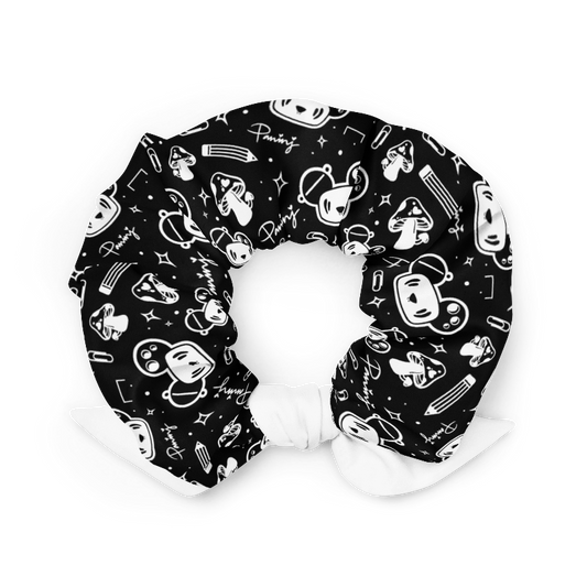 Paninj the Creator Scrunchie with White Bow.