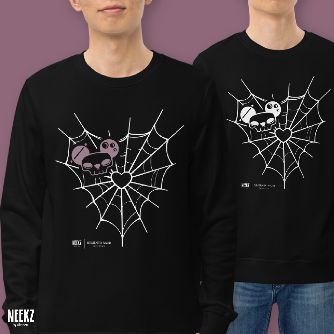 Paninj's Web β’ MEMENTO MORI COLLECTION β’ Adult Sweatshirt