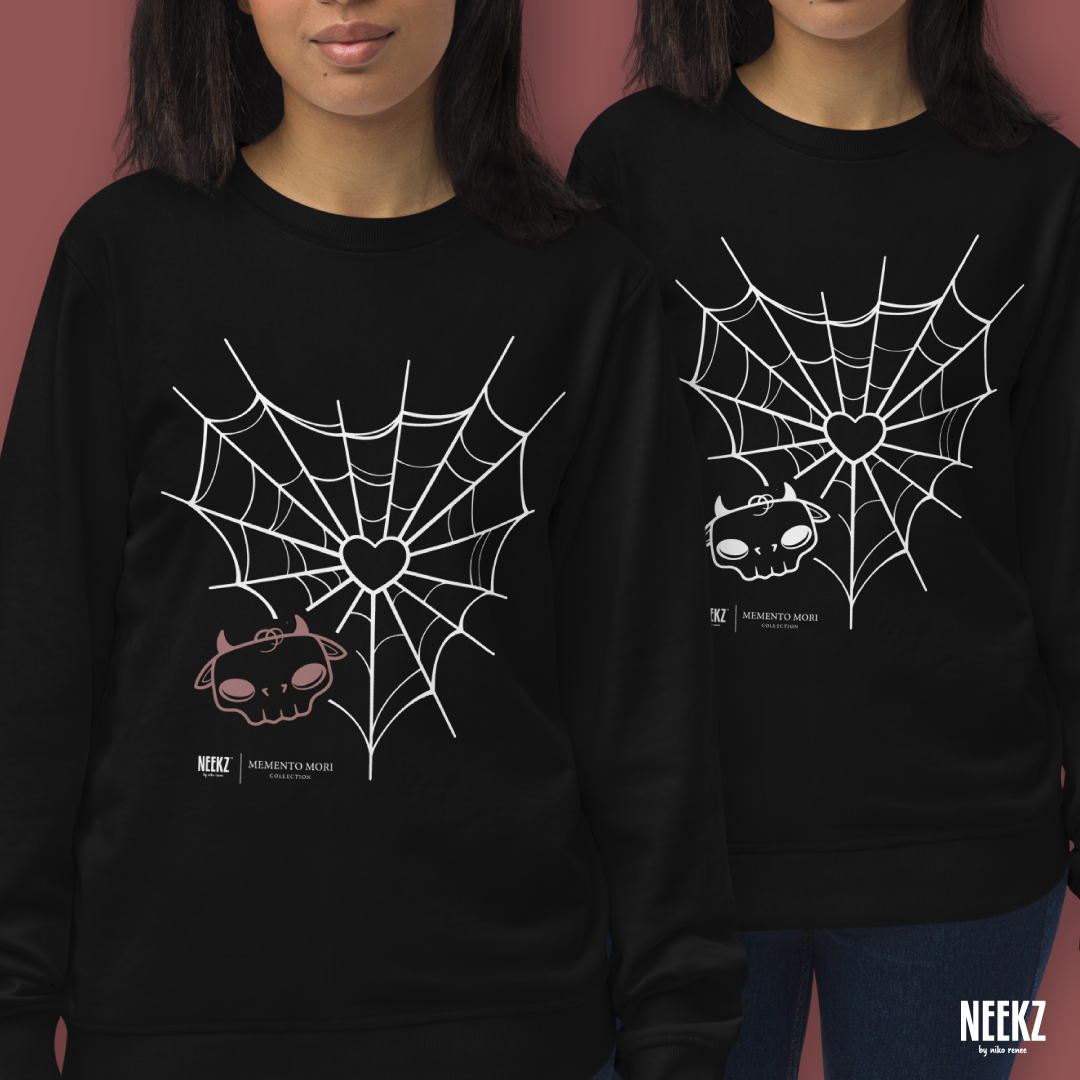 Tobi's Web β’ MEMENTO MORI COLLECTION β’ Adult Sweatshirt