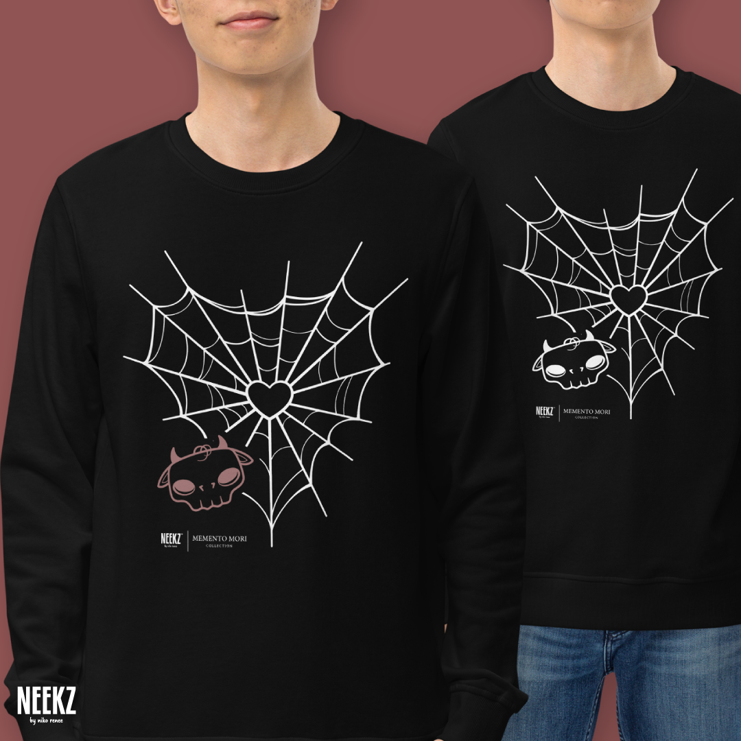 Tobi's Web β’ MEMENTO MORI COLLECTION β’ Adult Sweatshirt