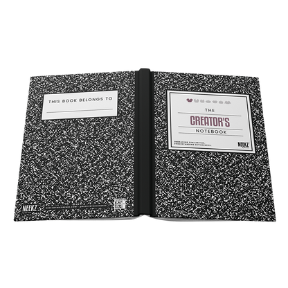 The Creator's Notebook • Hardcover • Lined