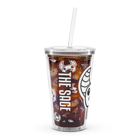 Gregore 16oz Plastic Tumbler with Straw