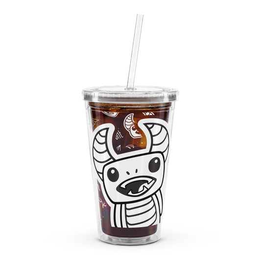 Gregore 16oz Plastic Tumbler with Straw