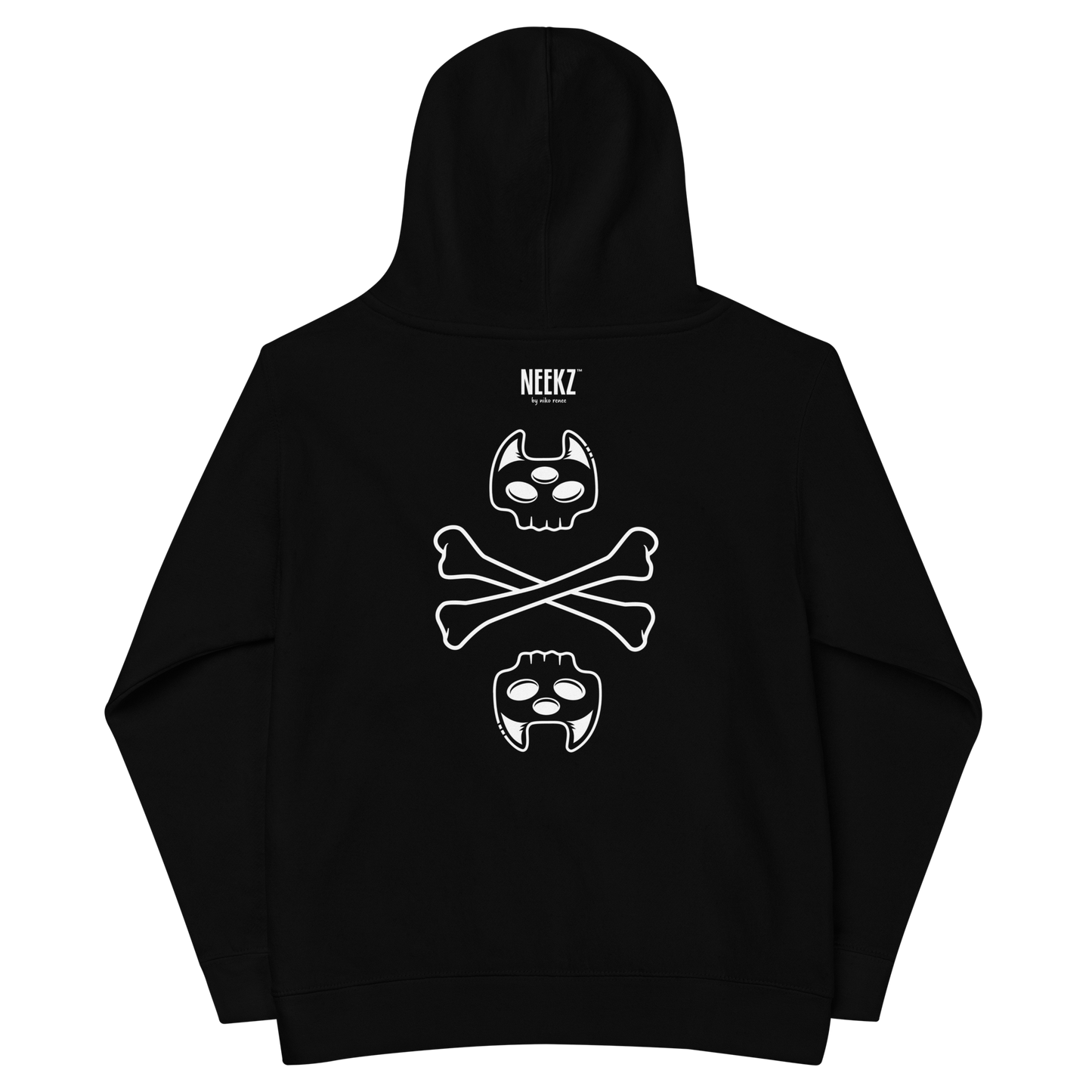 Manxx the Magician • MEMENTO MORI COLLECTION • Skull + Crossbones • Kids Hoodie