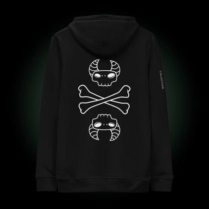 Gregore the Sage • MEMENTO MORI COLLECTION • Skull + Crossbones • Adult Hoodie