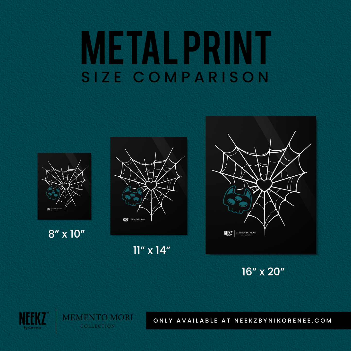 3 size options: 8"x10", 11"x14", or 16"x20"