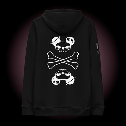 Paninj the Creator • MEMENTO MORI COLLECTION • Skull + Crossbones • Adult Hoodie