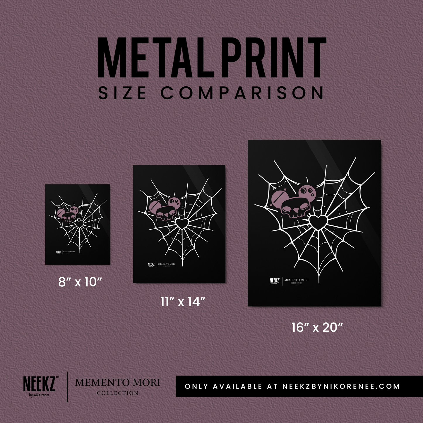 3 size options: 8"x10", 11"x14", or 16"x20"