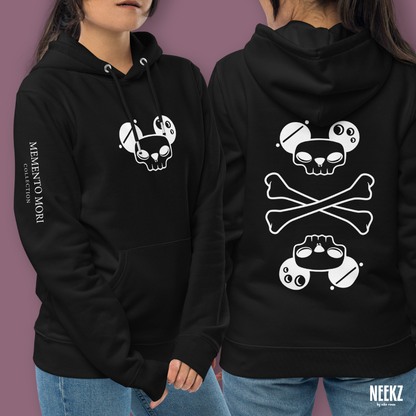 Paninj the Creator • MEMENTO MORI COLLECTION • Skull + Crossbones • Adult Hoodie