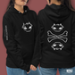 Tobi the Peacemaker • MEMENTO MORI COLLECTION • Skull + Crossbones • Adult Hoodie