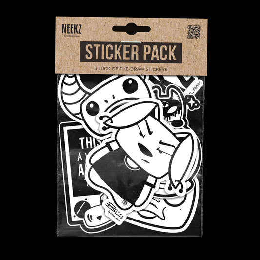 NEEKZ by niko renee Luck-of-the-Draw sticker pack.