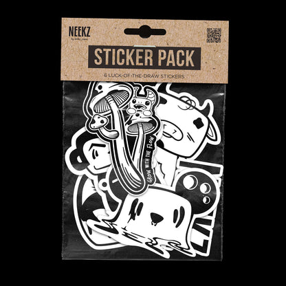 NEEKZ by niko renee Luck-of-the-Draw sticker pack.